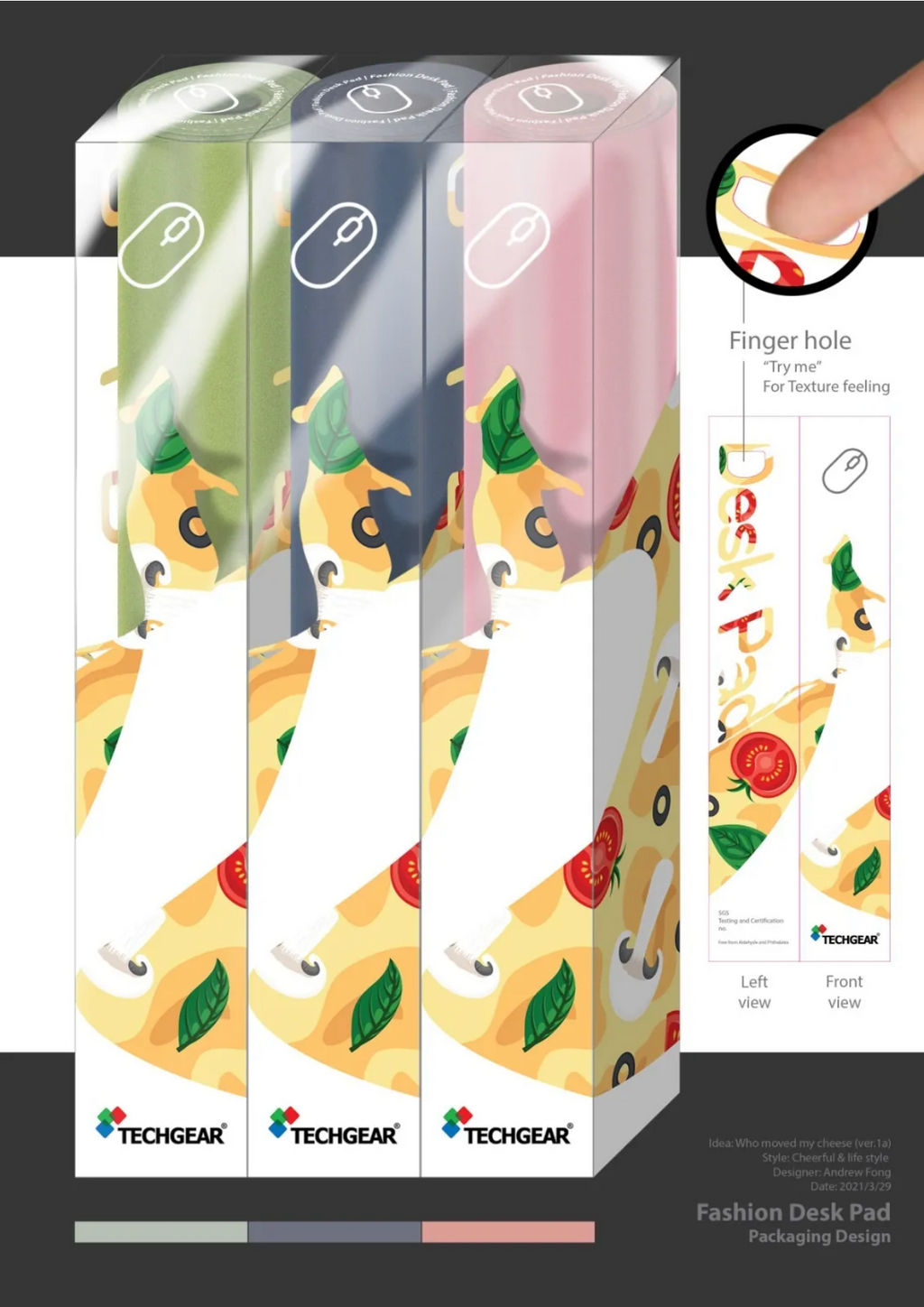 TECHGEAR 仿皮多功能桌面工作墊