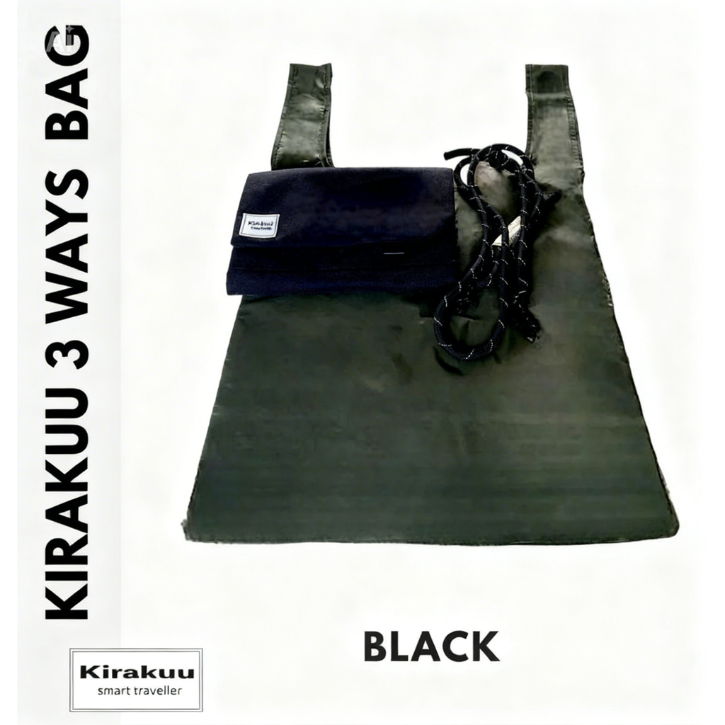 Kirakuu 全新 3 Ways Travel Bag 多功能旅行袋