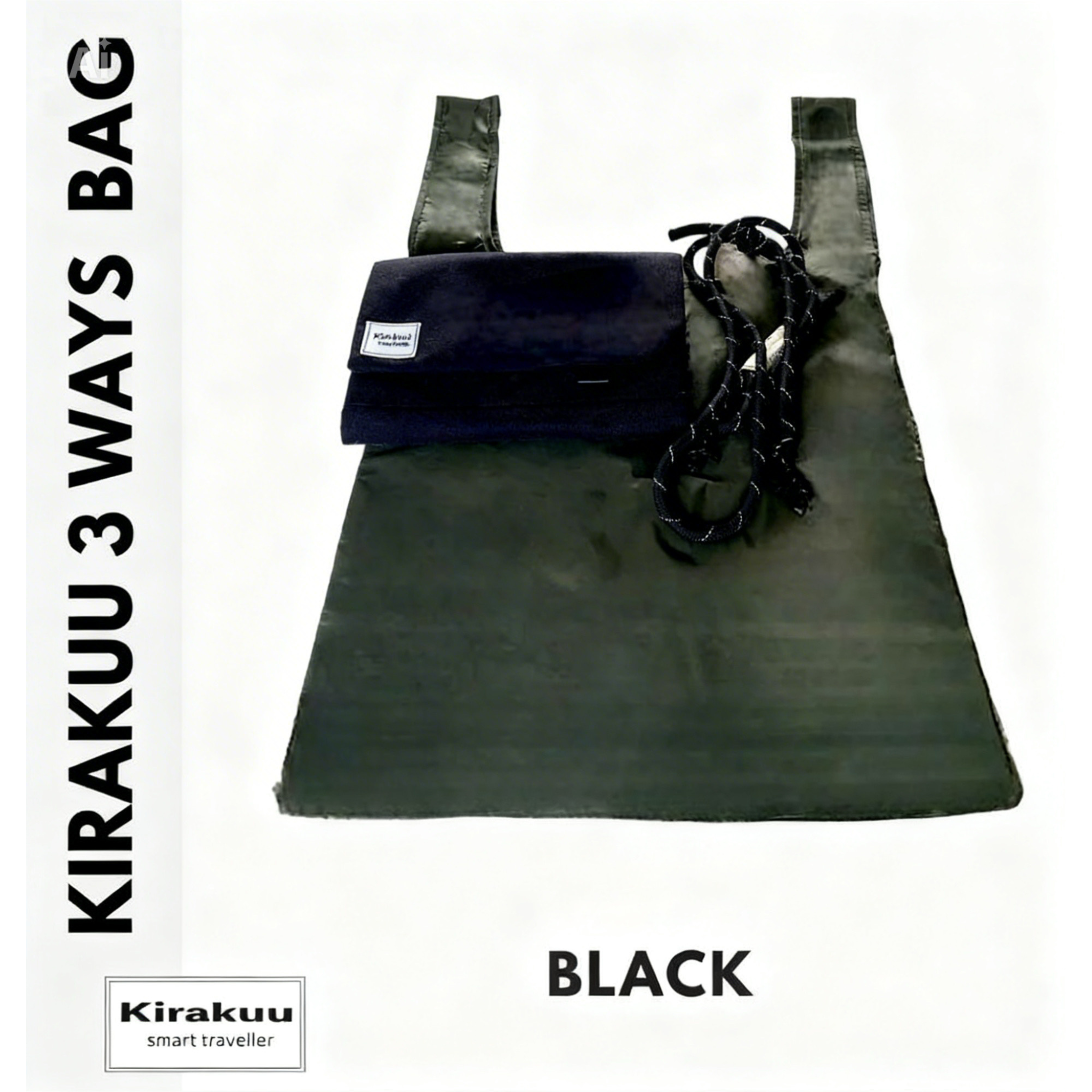 Kirakuu 全新 3 Ways Travel Bag 多功能旅行袋